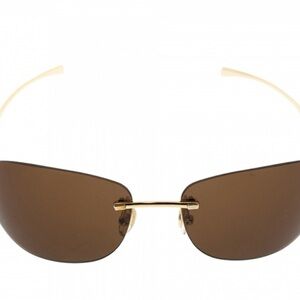Cartier Gold and Brown Sunglasses